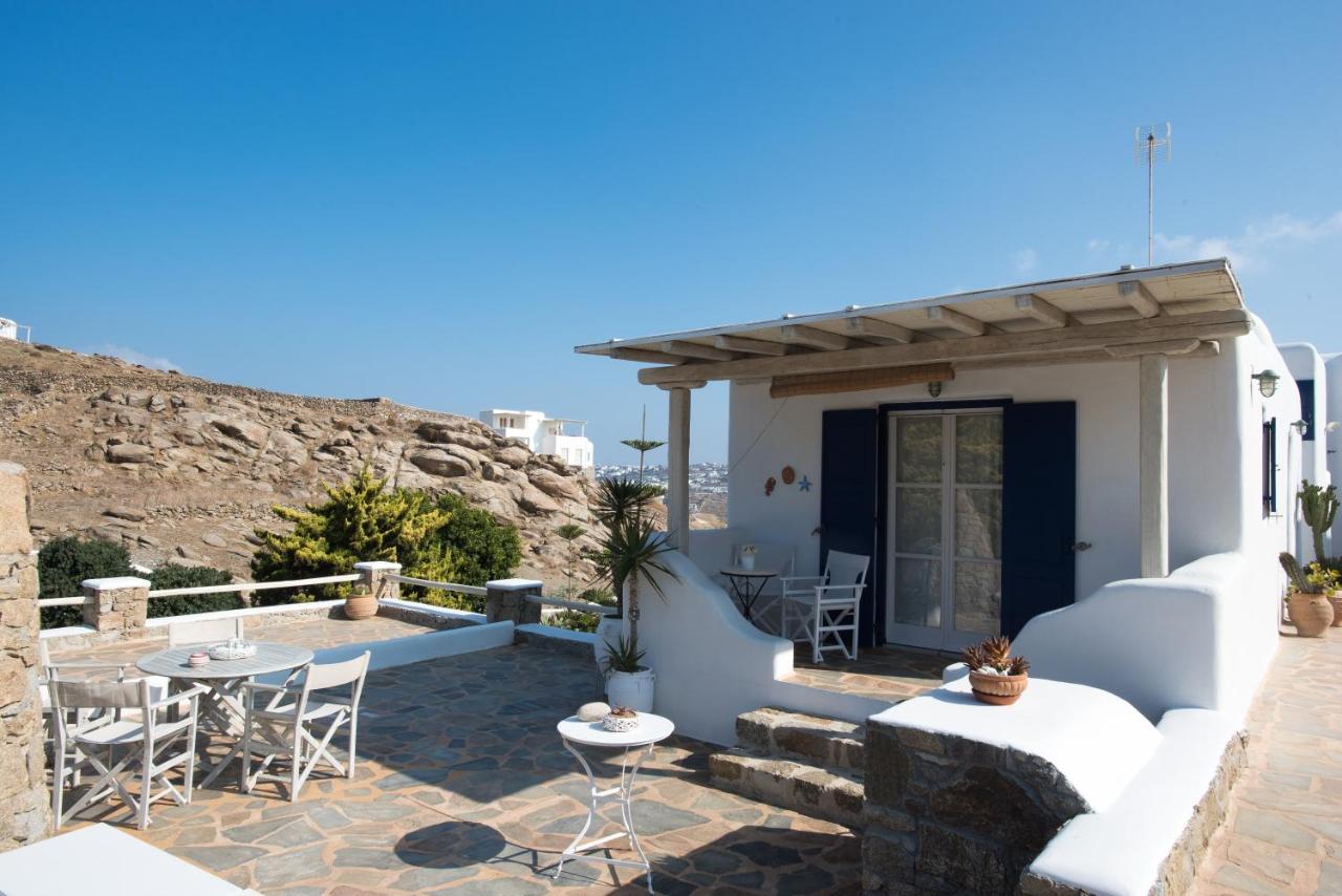 Yalos Mykonos Ornos Pouli Private Apartments W Shared Swimming Pool Mykonos Town ภายนอก รูปภาพ