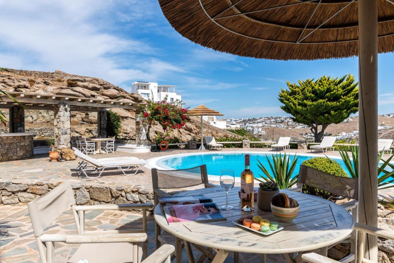 Yalos Mykonos Ornos Pouli Private Apartments W Shared Swimming Pool Mykonos Town ภายนอก รูปภาพ