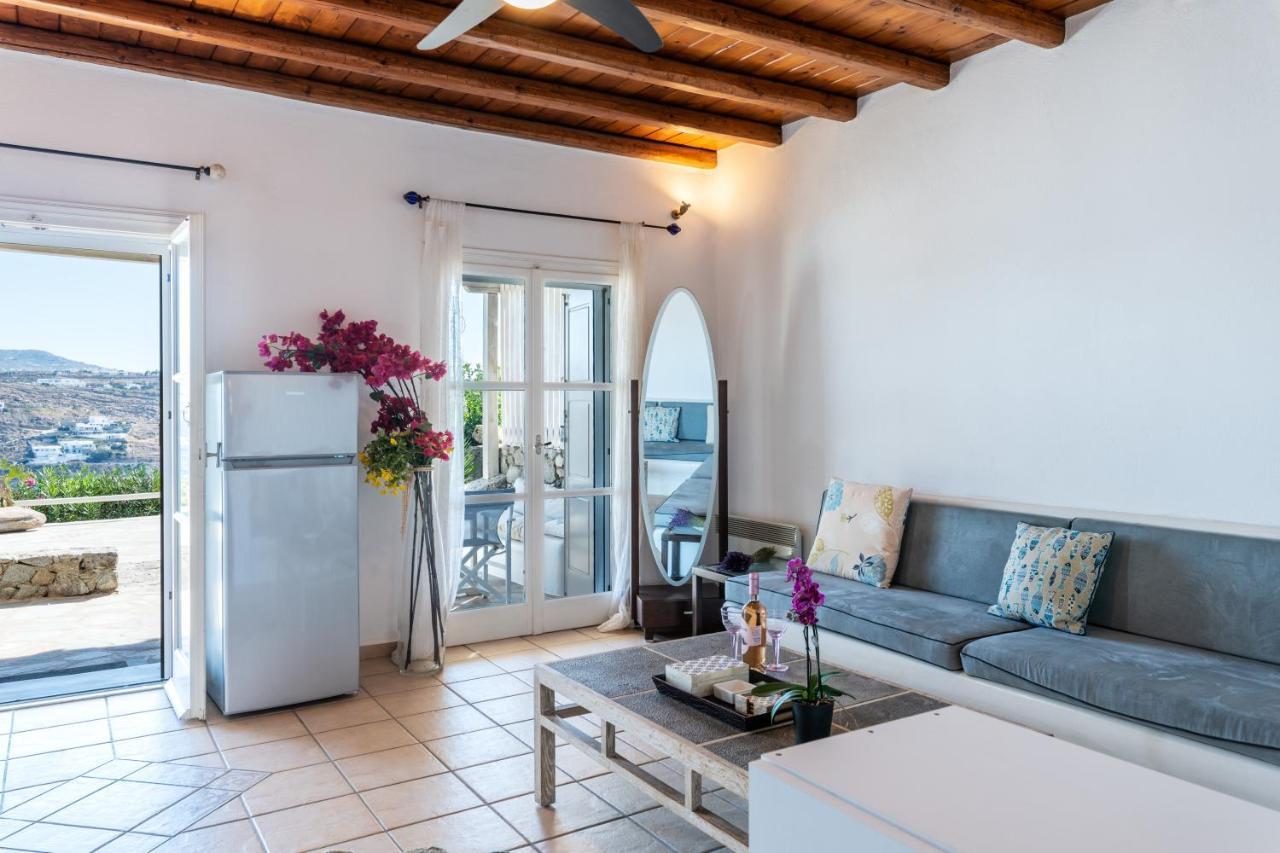 Yalos Mykonos Ornos Pouli Private Apartments W Shared Swimming Pool Mykonos Town ภายนอก รูปภาพ