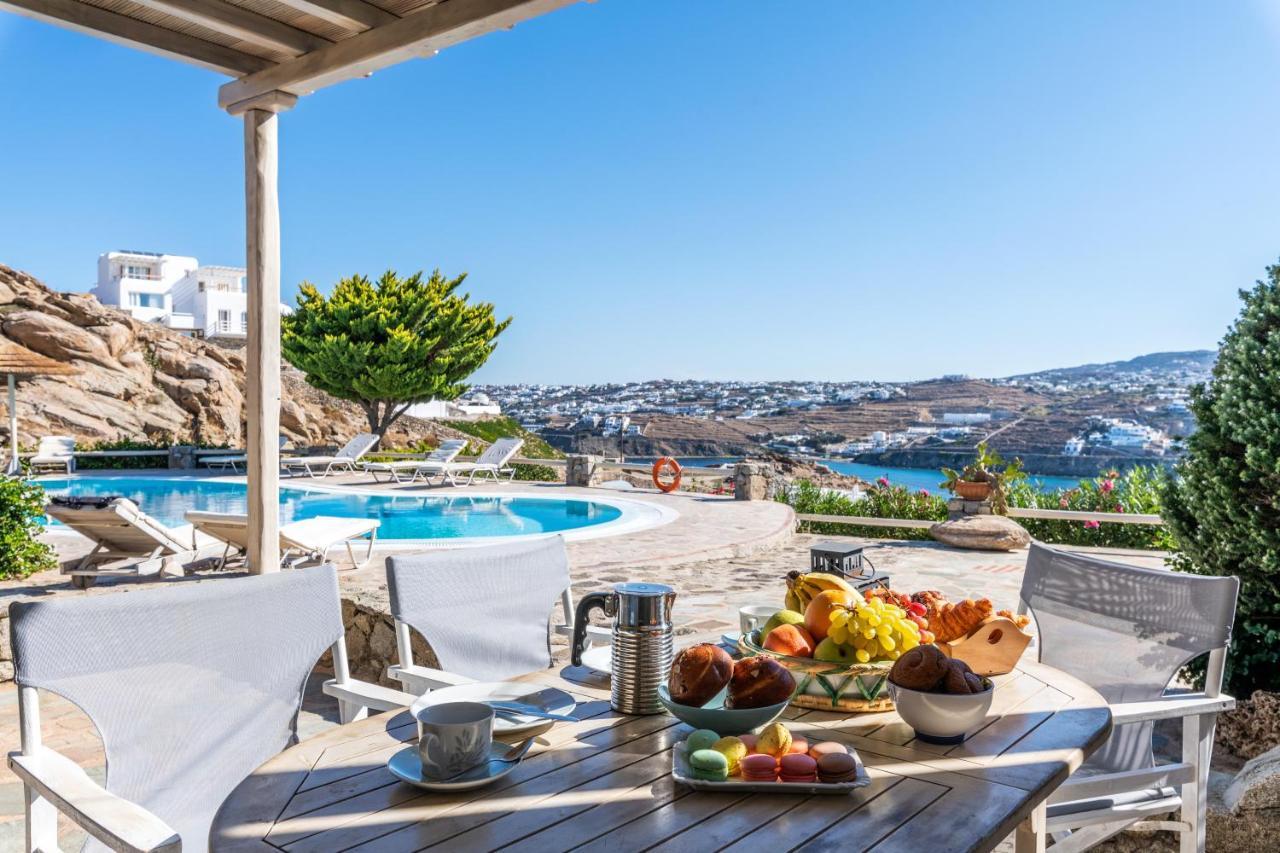 Yalos Mykonos Ornos Pouli Private Apartments W Shared Swimming Pool Mykonos Town ภายนอก รูปภาพ