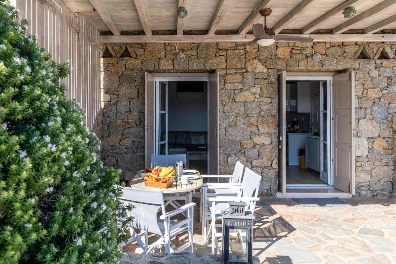 Yalos Mykonos Ornos Pouli Private Apartments W Shared Swimming Pool Mykonos Town ภายนอก รูปภาพ