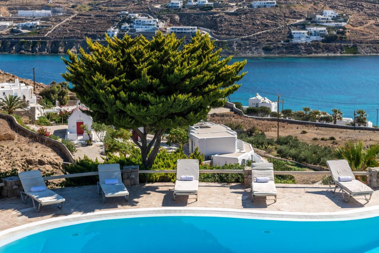 Yalos Mykonos Ornos Pouli Private Apartments W Shared Swimming Pool Mykonos Town ภายนอก รูปภาพ