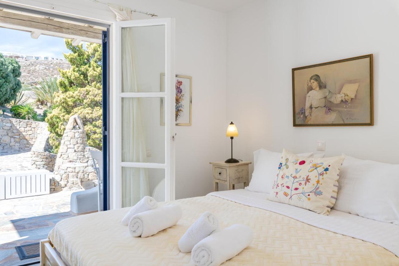 Yalos Mykonos Ornos Pouli Private Apartments W Shared Swimming Pool Mykonos Town ภายนอก รูปภาพ