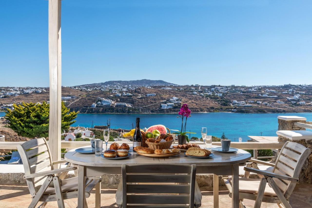 Yalos Mykonos Ornos Pouli Private Apartments W Shared Swimming Pool Mykonos Town ภายนอก รูปภาพ