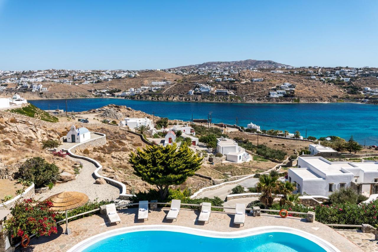 Yalos Mykonos Ornos Pouli Private Apartments W Shared Swimming Pool Mykonos Town ภายนอก รูปภาพ