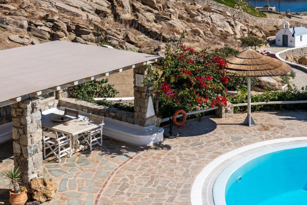 Yalos Mykonos Ornos Pouli Private Apartments W Shared Swimming Pool Mykonos Town ภายนอก รูปภาพ