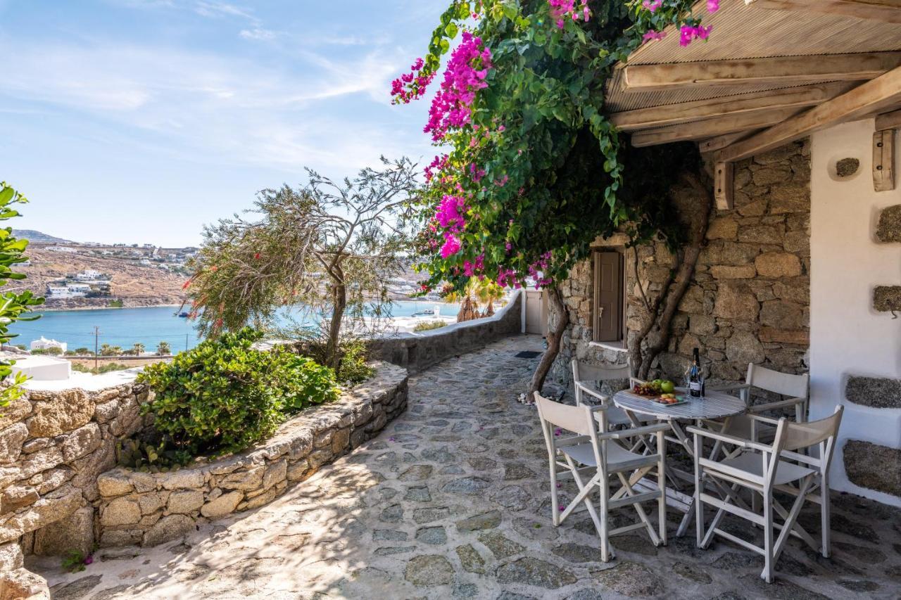 Yalos Mykonos Ornos Pouli Private Apartments W Shared Swimming Pool Mykonos Town ภายนอก รูปภาพ
